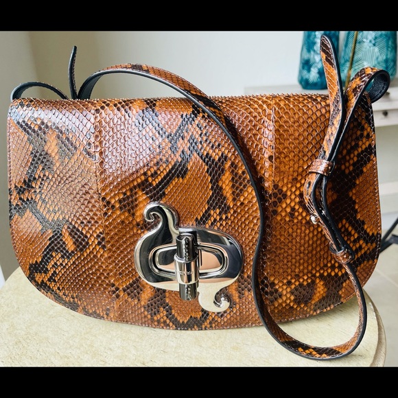 Authentic Prada Python Shoulder Bag - Picture 2 of 9